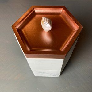 Hexagon Stackable Trinket Boxes with Lid